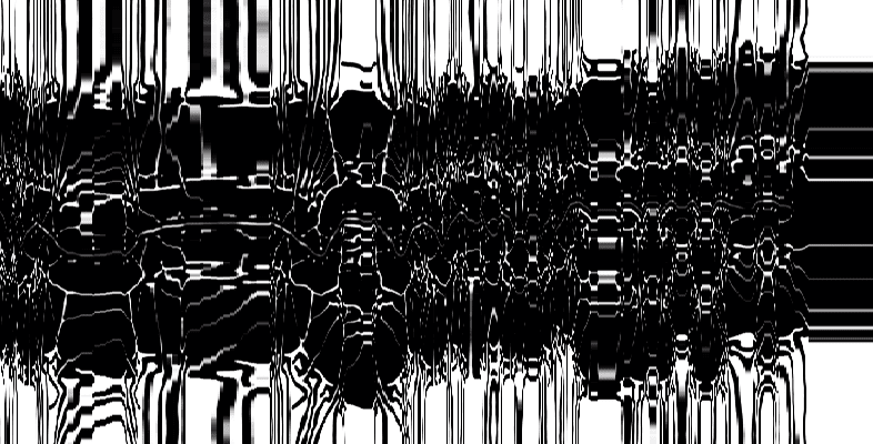 AGWRD+SS1 artwork generated with reaction diffusion + Slit Scan